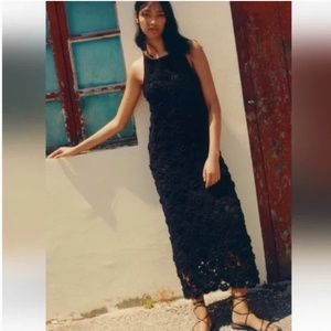 Zara limited edition crochet midi dress you cannot miss